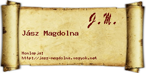 Jász Magdolna névjegykártya